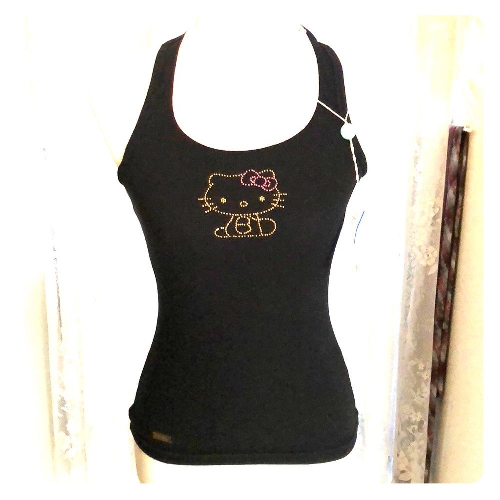 HelloKitty tank top with unique bow detail in back